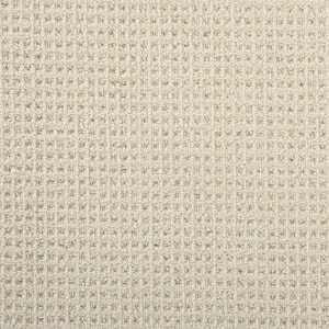 6 in. x 6 in. Multi-Level Loop Carpet Sample - Shenadoah - Color Ivory