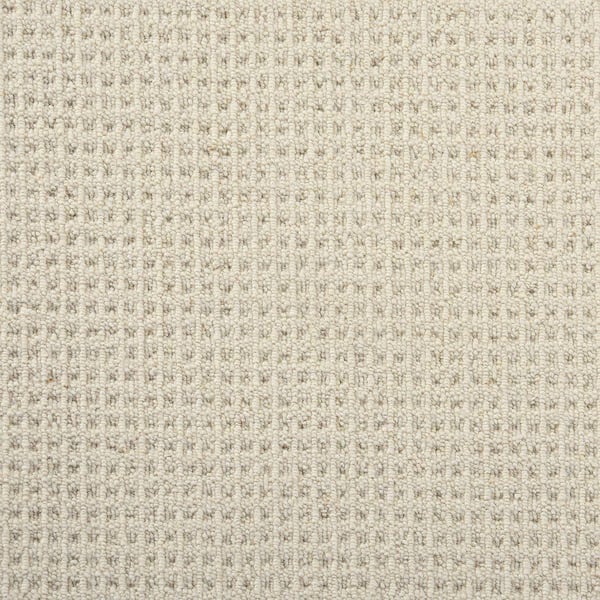 6 in. x 6 in. Multi-Level Loop Carpet Sample - Shenadoah - Color Ivory