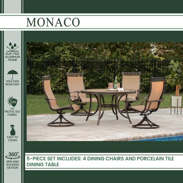 Monaco 5 piece discount rattan cube set