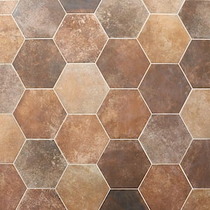 Hayes Marron 4 in. x 0.31 in. Matte Porcelain Floor and Wall Tile Sample