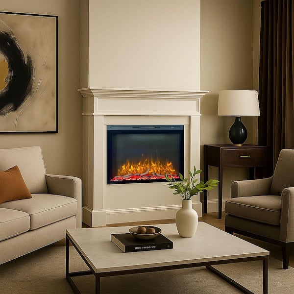 家電 AIVN FL_10 ACTIVEFLAME Pro Series 42 in. Ventless Electric Fireplace Insert