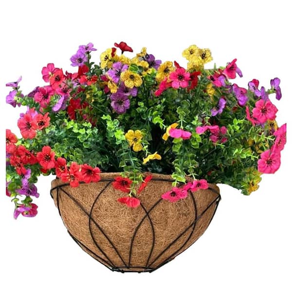 Afoxsos 6.00 in. Multicolor Outdoor Artificial Daisy Flower