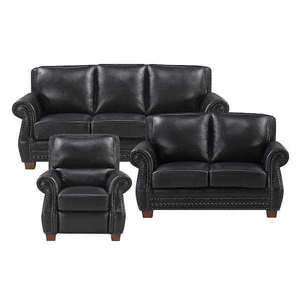 Lazzara Martina 86 in W Rolled Arm Rectangle 2-Piece Living Room