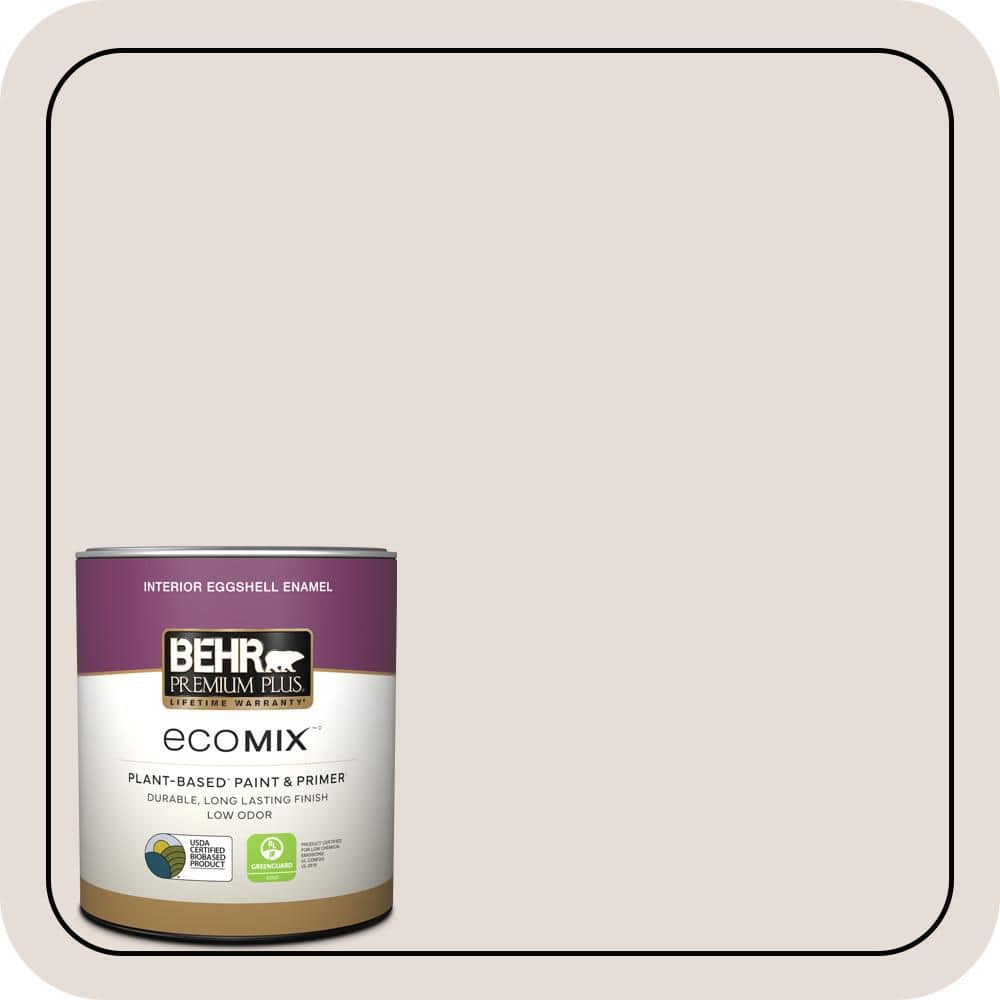 1 qt. #PR-W11 Patience Eggshell Enamel EcoMix Plant-Based Interior Paint & Primer price history on PriceWatchPro