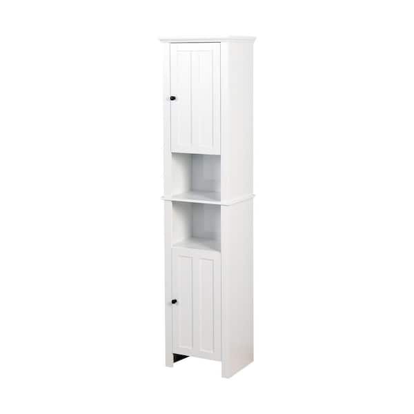 66.93 in. Tall Slim Multi-Scene Storage Cabinet with Adjustable Shelves, Anti-Tip & 6 Shelves