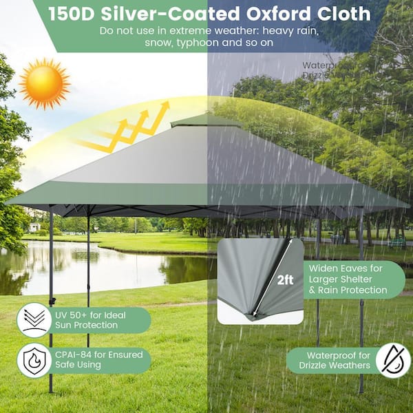 Pop N Work GS6411A Pop Up Ground Tent, 6' X 4' w/ Slit Door