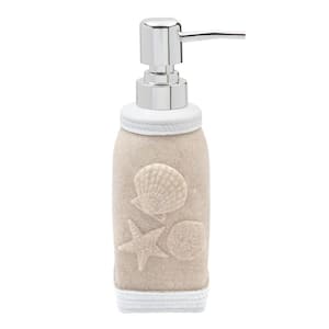 Coastal Shell Soap Dispenser or Lotion Pump Bathroom Accessory (1 Piece)