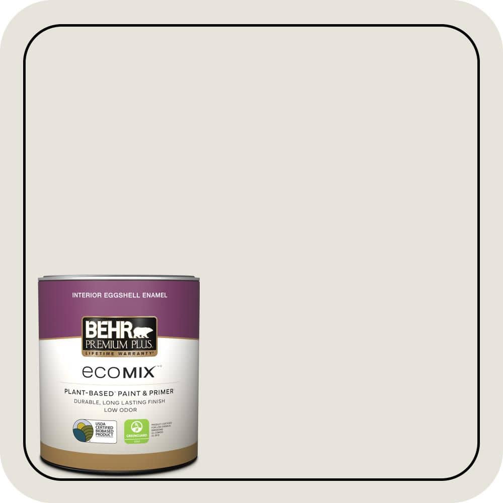 1 qt. #PPU24-13 White Pepper Eggshell Enamel EcoMix Plant-Based Interior Paint & Primer price history on PriceWatchPro