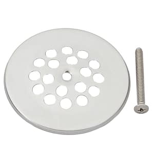 The Plumber's Choice 4-3/4 in. Stainless Steel and Silicone Shower Stall  Drain Protector Bathtub Hair Catcher, Brushed Nickle 1030E - The Home Depot