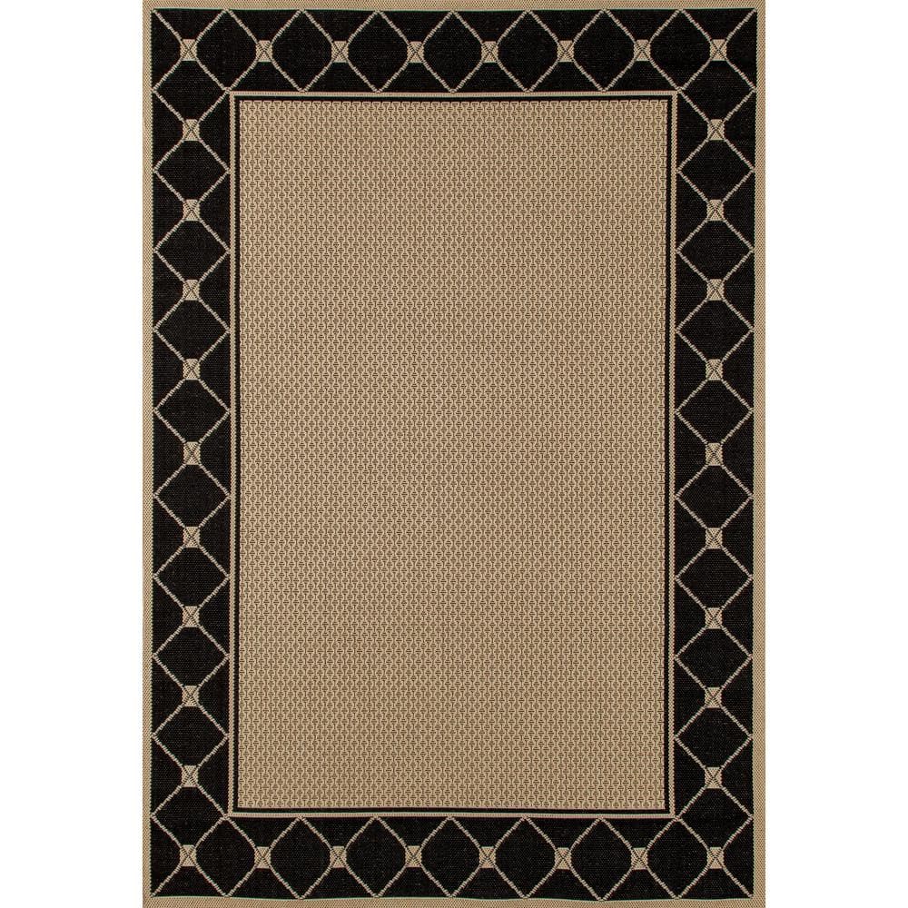 Art Carpet Plymouth Tied Beige 9 ft. x 13 ft. Indoor/Outdoor Area Rug