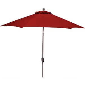 Traditions 9 ft. Table Umbrella in Red