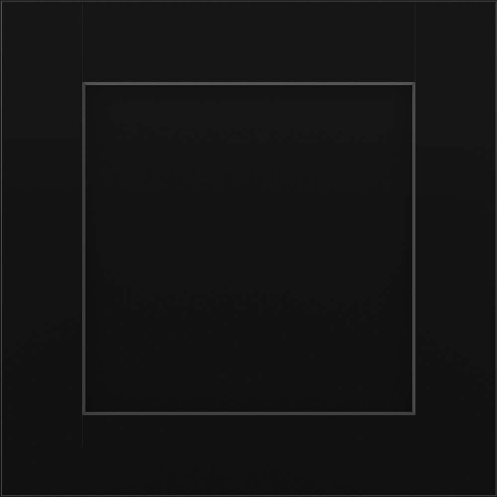 Reading 11 9/16-in. W x 3/4-in. D x 11 1/2-in. H in Painted Black Cabinet Door Sample price history on PriceWatchPro