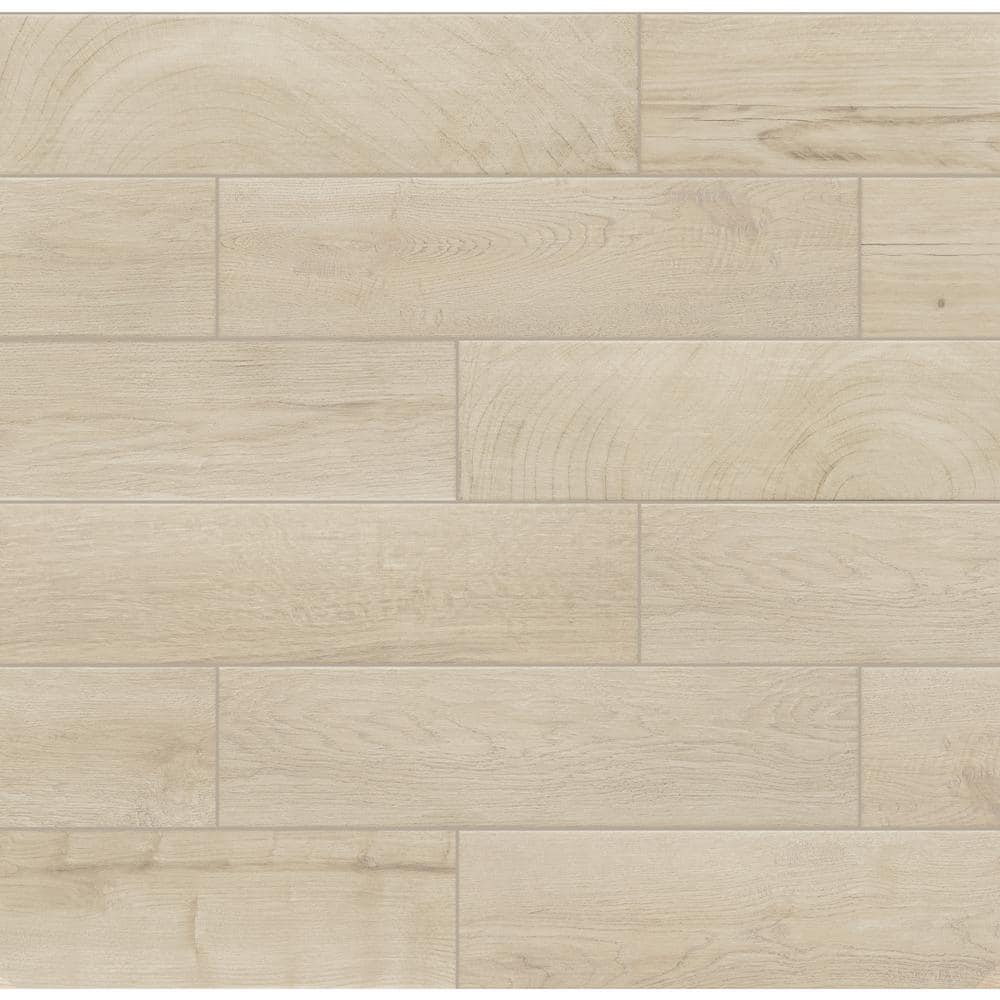 Sycamore Beige 6 in. x 24 in. Porcelain Floor and Wall Tile (14 sq. ft./Case) price history on PriceWatchPro