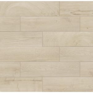 Sycamore Beige 6 in. x 24 in. Porcelain Floor and Wall Tile (14 sq. ft./Case)
