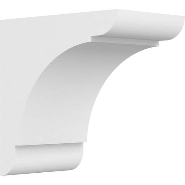 Ekena Millwork 7 in. x 12 in. x 12 in. Standard Olympic Architectural Grade PVC Corbel