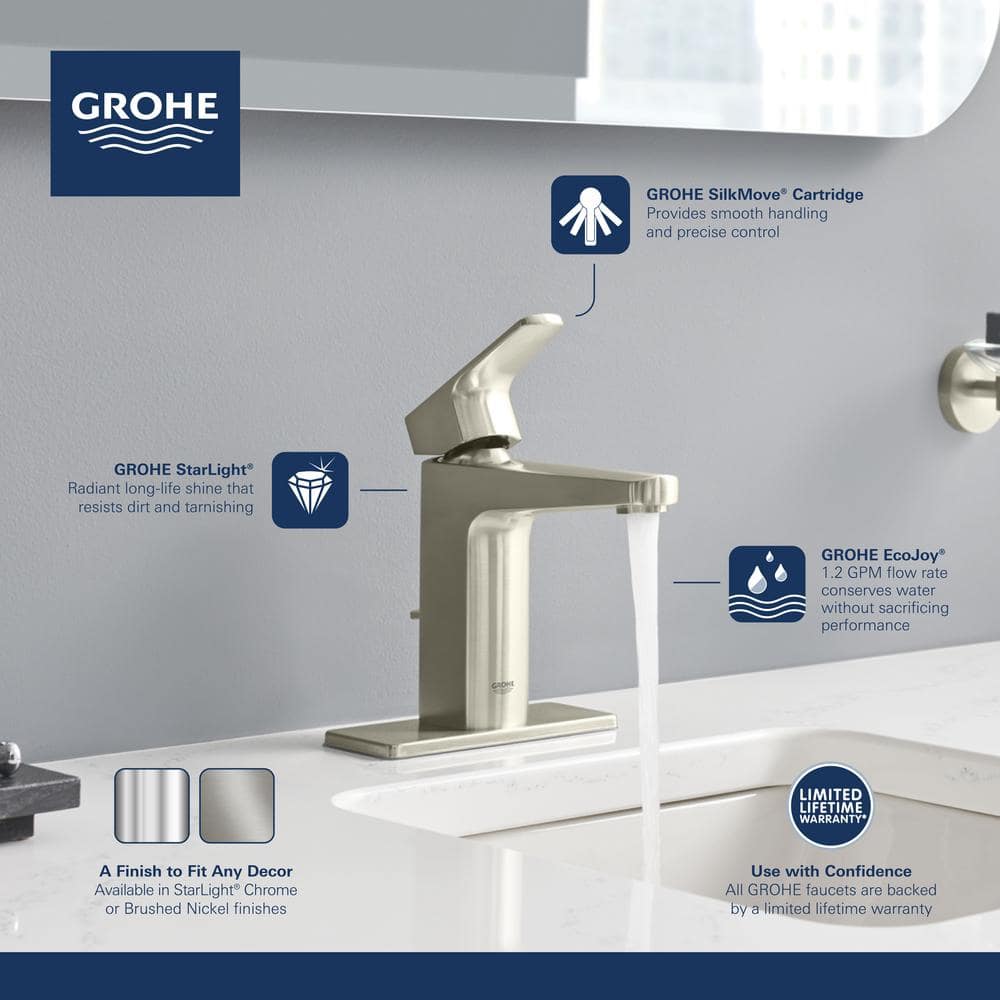 Tallinn Brushed Nickel Single-Handle Bathroom Faucet