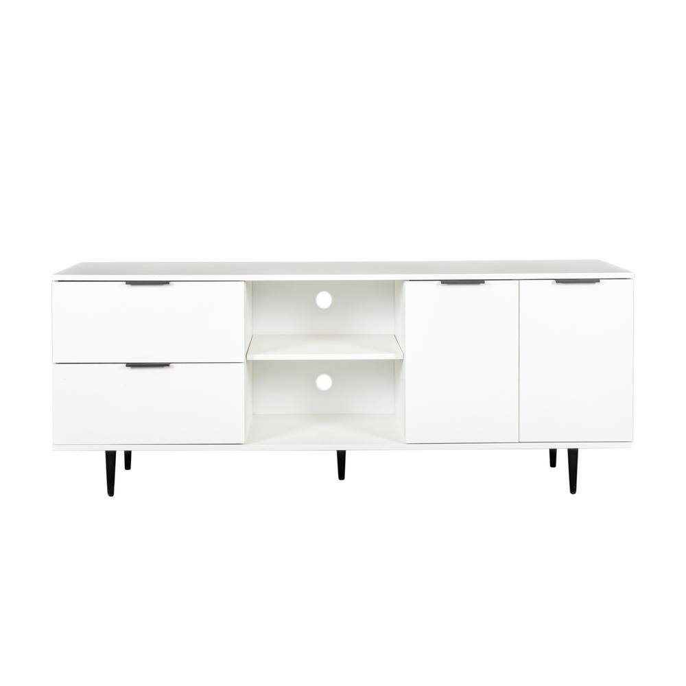 Polibi Modern TV Stand Fits TV's up to 70 in. with TV Stand Use in ...