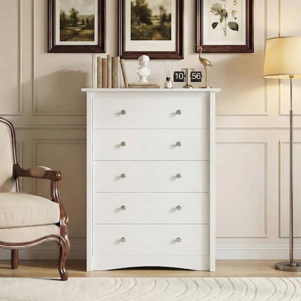 narrow dresser for bedroom Kids Scalloped Narrow Dresser 35"