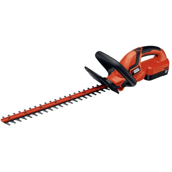 BLACK+DECKER 22 in. 18V Ni-Cad Cordless Hedge Trimmer with 1.5Ah Battery and Charger Included