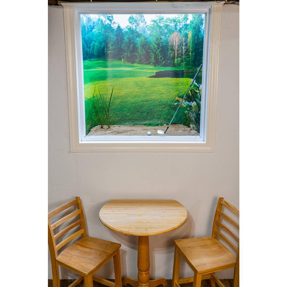 Country Landscape 3D Self-Adhesive Window Well Mural