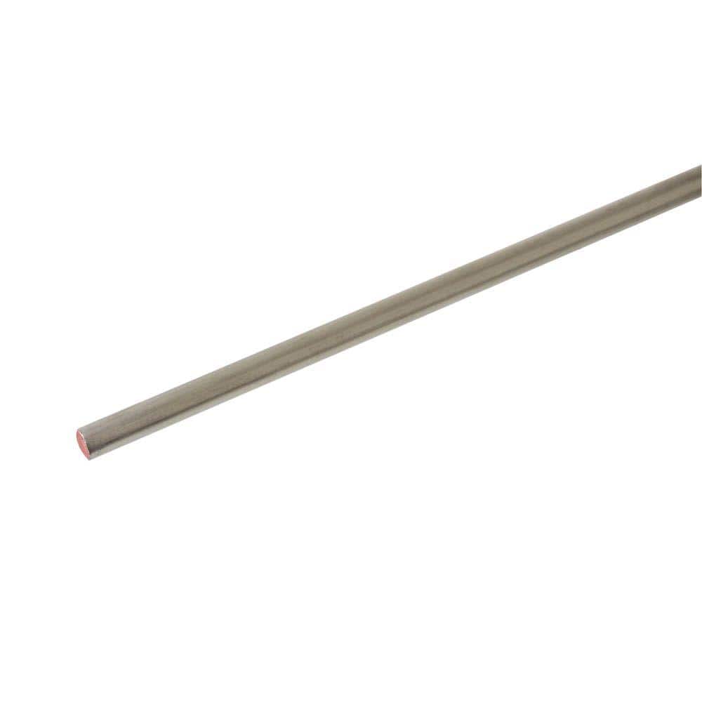 Everbilt 1/2 in. x 36 in. Zinc-Plated Round Rod 802327 - The Home Depot