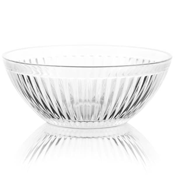 12 Quart Embossed Clear Punch Bowl