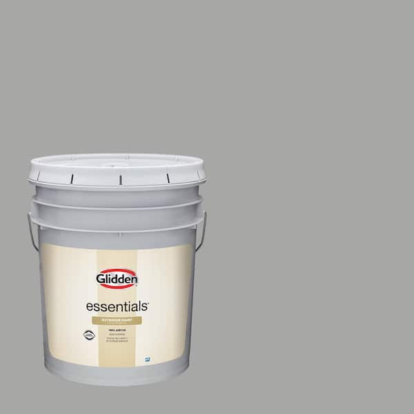 Glidden Essentials 5 gal. PPG0996-3 Statue Garden Semi-Gloss Exterior Paint