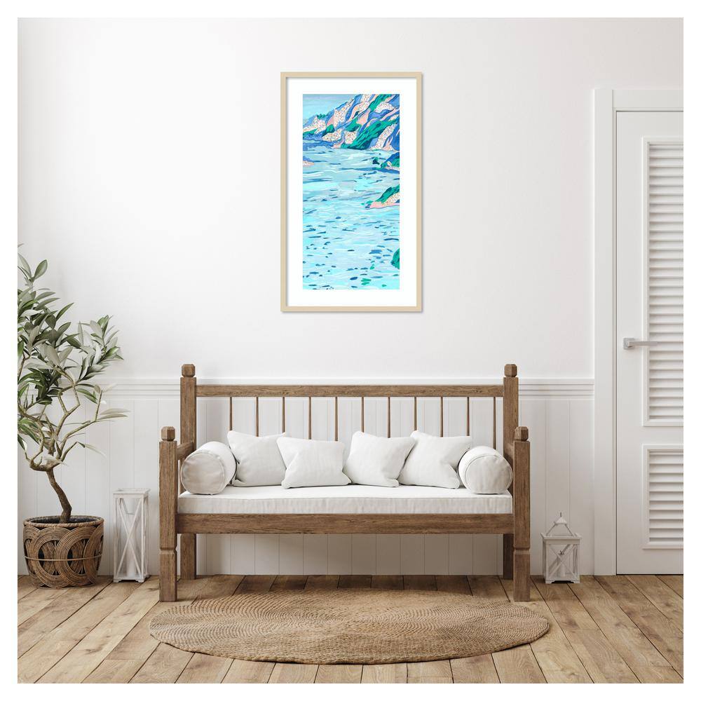 Melissa Wang Ideal Vacation I Coastal Framed Wall Art Print