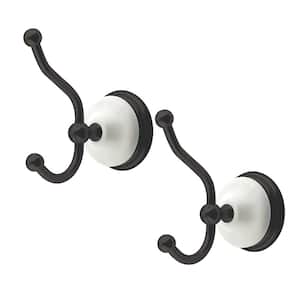 Victorian Single Robe Hook in Oil Rubbed Bronze (2-Pack)