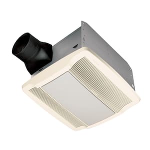 QTR Series Quiet 110 CFM Ceiling Exhaust Bath Fan with Light and Night Light, ENERGY STAR Qualified