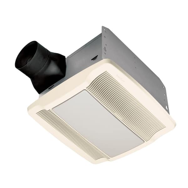 Broan-NuTone QTR Series Quiet 110 CFM Ceiling Exhaust Bath Fan with Light and Night Light, ENERGY STAR Qualified