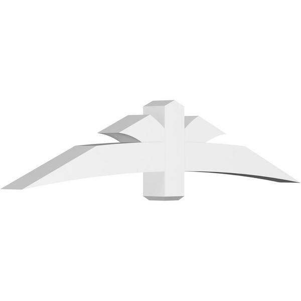 Ekena Millwork Davenport 84 in. W x 17.5 in. H x 6 in. D Signature Polyurethane Bracket