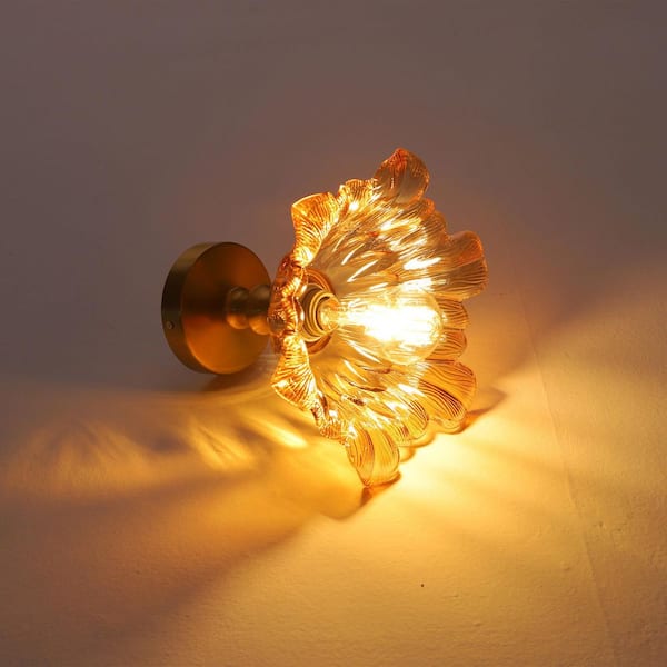 Merbotin BeamHaven 1-Light Semi-Flush Mount Vintage Ceiling Lights