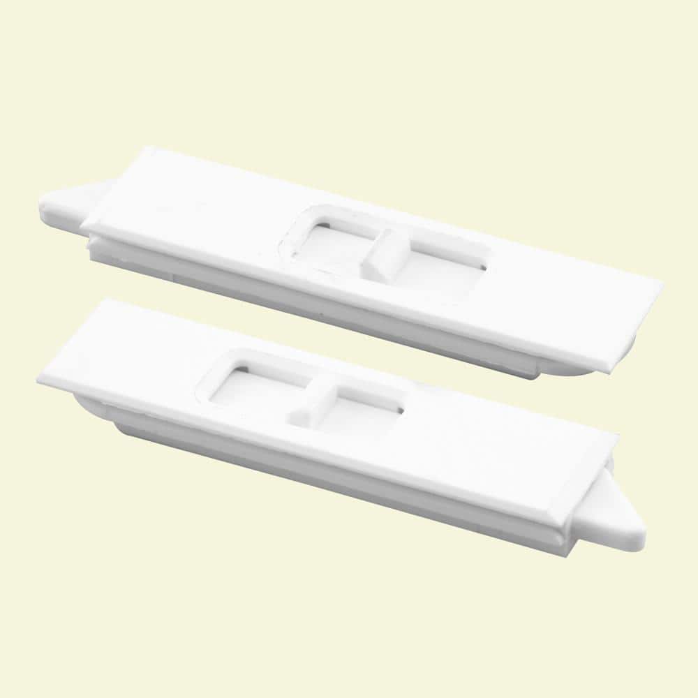 UPC 049793027344 product image for Tilt Latch Pair, White Plastic Construction, spring-loaded, Snap-In | upcitemdb.com