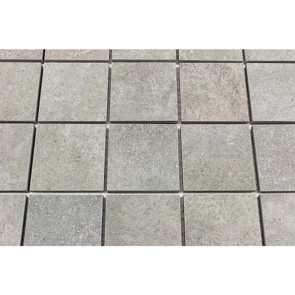 Malaga Greige 11.62 in. x 11.62 in. Matte Porelain Mosaic Floor and Wall Tile (0.94 sq. ft. per Sheet)