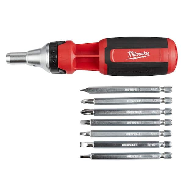 Milwaukee 48-22-2322 9 in 1 Square Drive Ratcheting Multi-Bit Driver