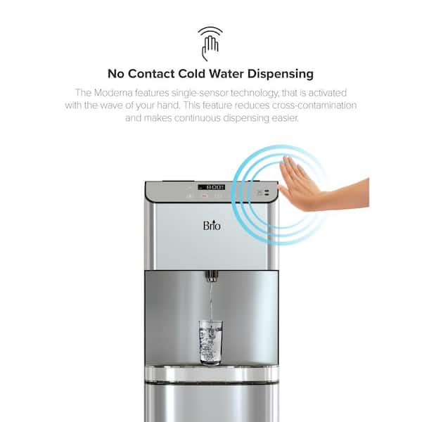 Brio Moderna UV Self Cleaning Bottleless Water Cooler Dispenser with F —