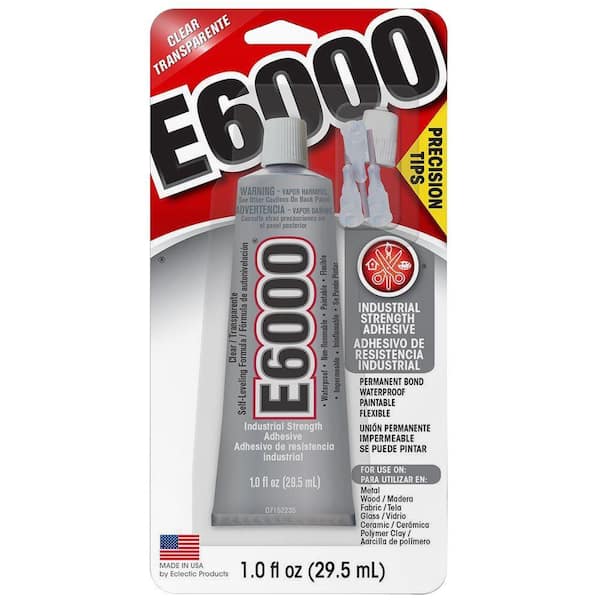 E6000 1 fl. oz. Clear Adhesive with Precision Tips