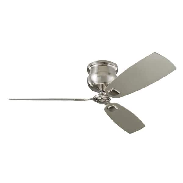 Generation Lighting Cannondale 56 in. Indoor Brushed Steel Ceiling Fan