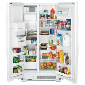 White - Side by Side Refrigerators - Refrigerators - The Home Depot