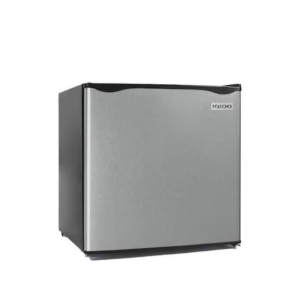 IGLOO 1.6 Cu. Ft. Single Door Mini Refrigerator with Freezerin Platinum
