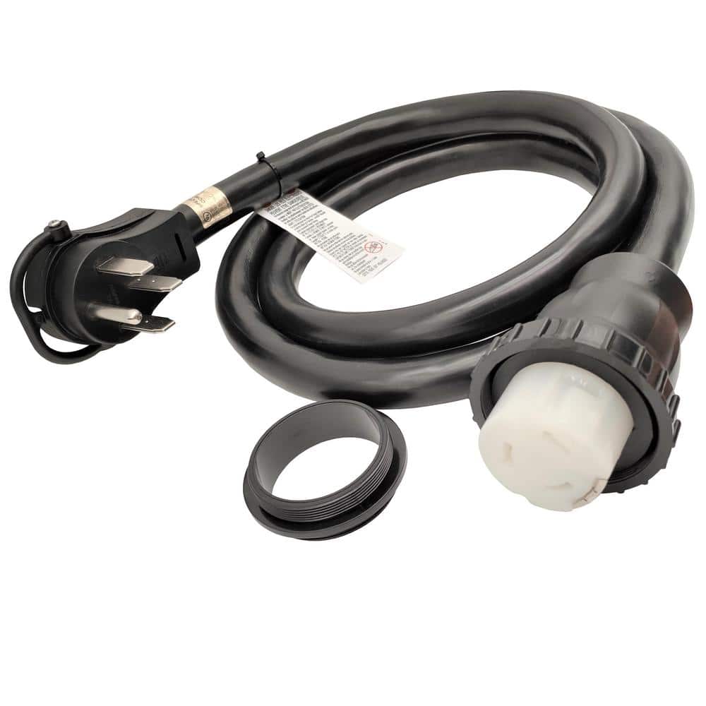 7 ft. 6/3+8/1 Heavy-Duty 50 Amp 125/250-Volt NEMA 14-50P to SS2-50R Marine Shore Adapter Cord/Generator Cord, UL Listed price history on PriceWatchPro