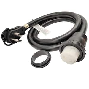 7 ft. 6/3+8/1 Heavy-Duty 50 Amp 125/250-Volt NEMA 14-50P to SS2-50R Marine Shore Adapter Cord/Generator Cord, UL Listed