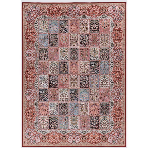 Echelon Andi Red/Ivory 3 ft. 3 in. x 5 ft. Accent Rug