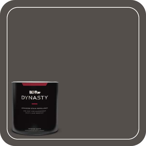 BEHR DYNASTY 1 qt. #PPU24-02 Berry Brown Matte Interior Stain-Blocking Paint and Primer