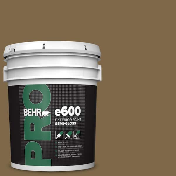 BEHR PRO 5 gal. #320F-7 Fig Semi-Gloss Exterior Paint PR67305 - The ...