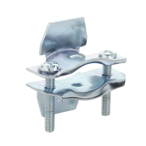 Commercial Electric 3/8 in. (1/2 in. Knockout) Non-Metallic Two-Piece Clamp Connector (5-Pack)