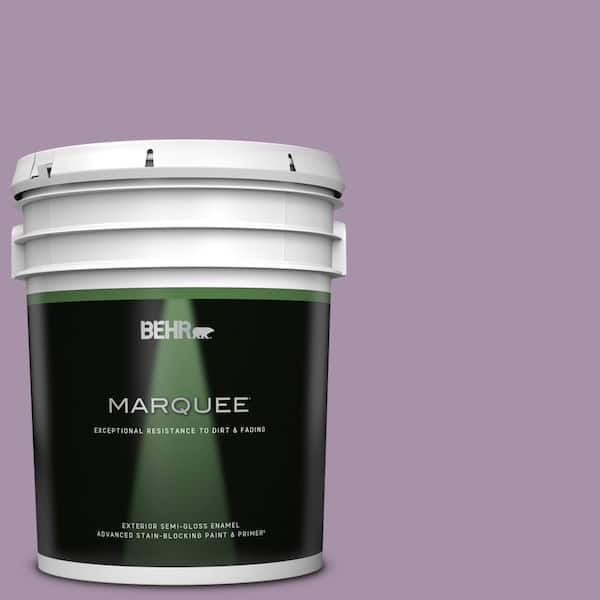 BEHR MARQUEE 5 gal. #670D-5 Garden Flower Semi-Gloss Enamel Exterior Paint & Primer