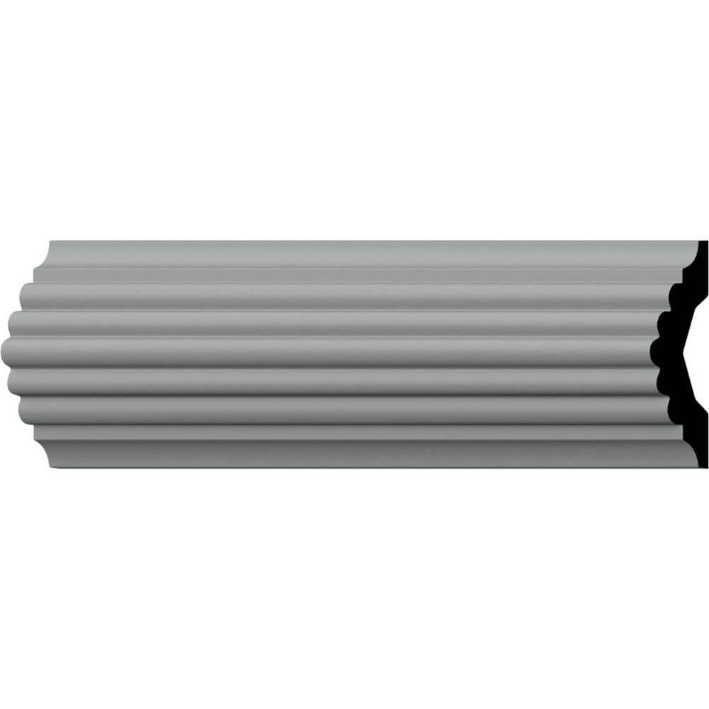 SAMPLE - 1-1/8 in. x 12 in. x 3 in. Urethane Reeded Panel Moulding price history on PriceWatchPro