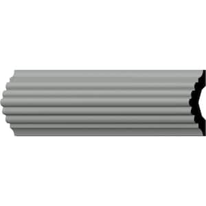 SAMPLE - 1-1/8 in. x 12 in. x 3 in. Urethane Reeded Panel Moulding